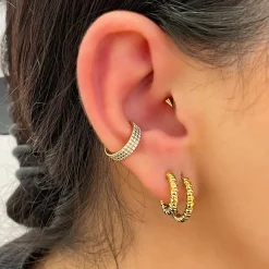 Triple Conch Piercing | Titan