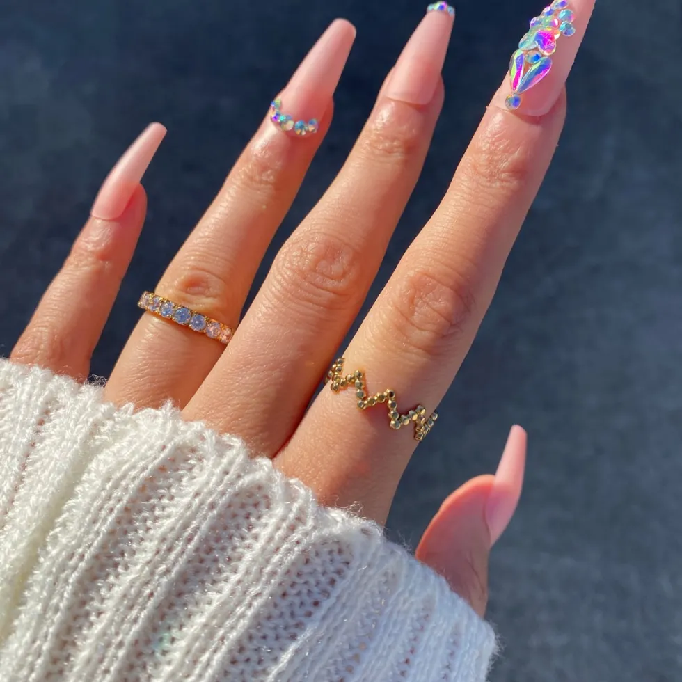 Zigzag Ring | 14K vergoldet