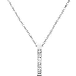 Zircon Bar Halskette | 18K vergoldet
